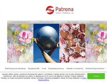Tablet Screenshot of patrona.pl